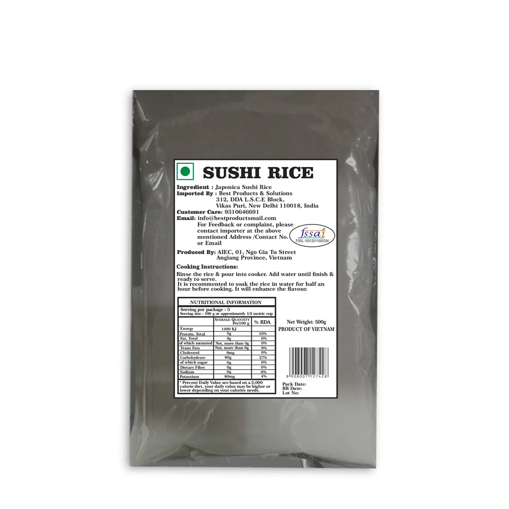 Japonica Sushi Rice 500g