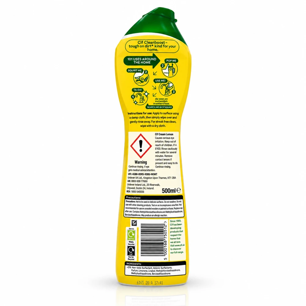 CIF Cream Lemon Cleaner 500ml