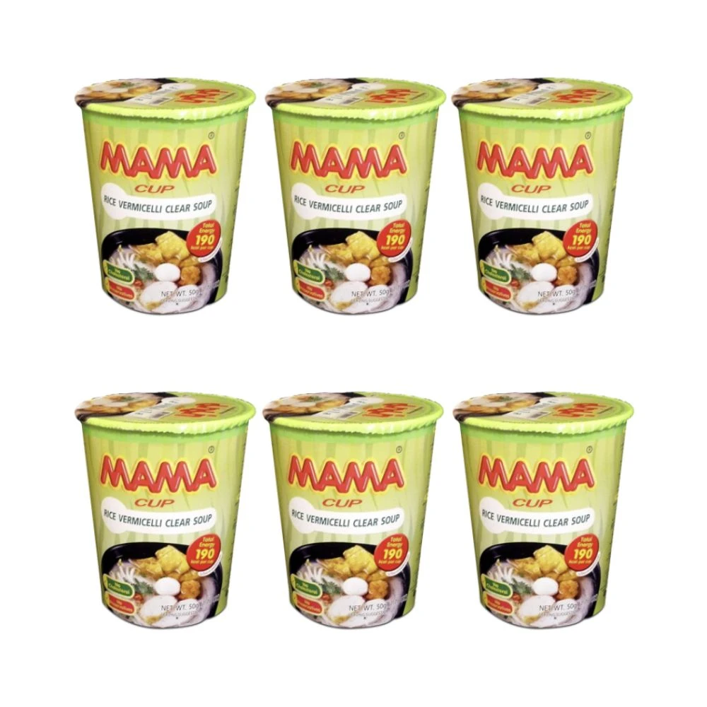 MAMA Cup Vermicelli Soup 50g (Pack of 6)