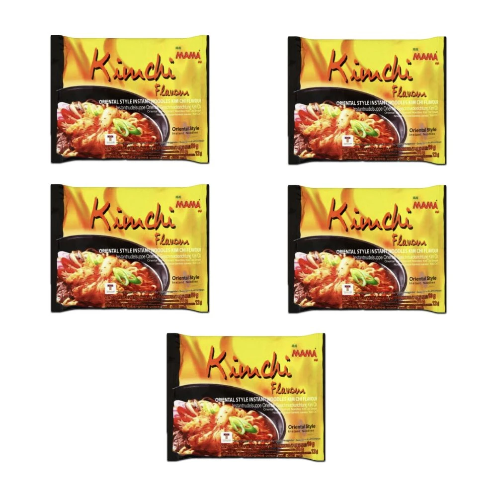 MAMA Instant Noodles 90g - Kimchi (Pack of 5)