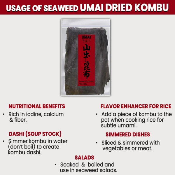 Umai Dry Kombu 500g