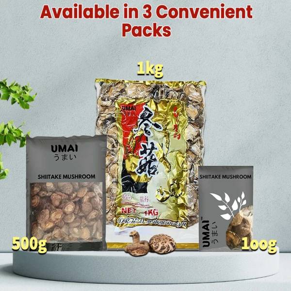UMAI Dried Shiitake Mushroom 100g