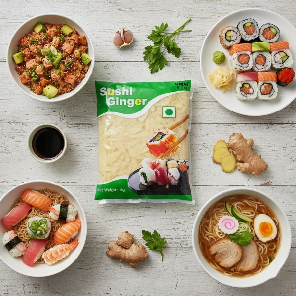 UMAI Sushi Ginger White 1.5 Kg
