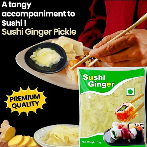 Sushi Ginger White 1.5 Kg