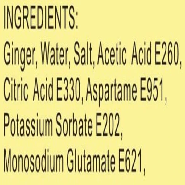 Umai Sushi Ginger White 200g