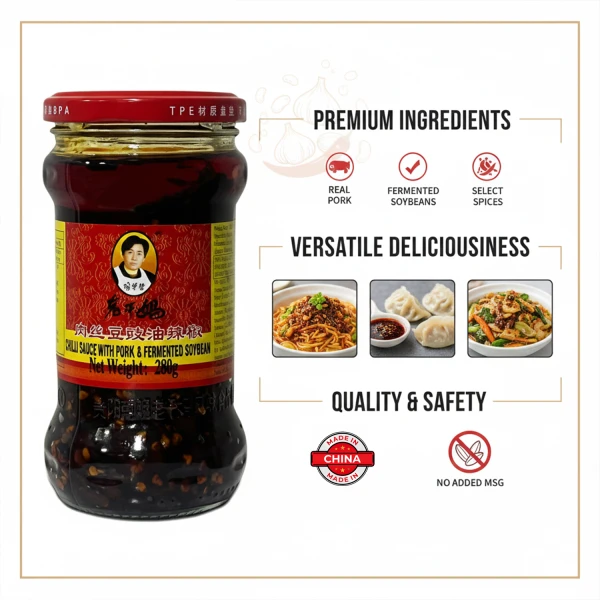 LaoGanMa Pork with Soybean 280g