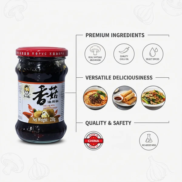 LaoGanMa Shiitake Mushroom 210g