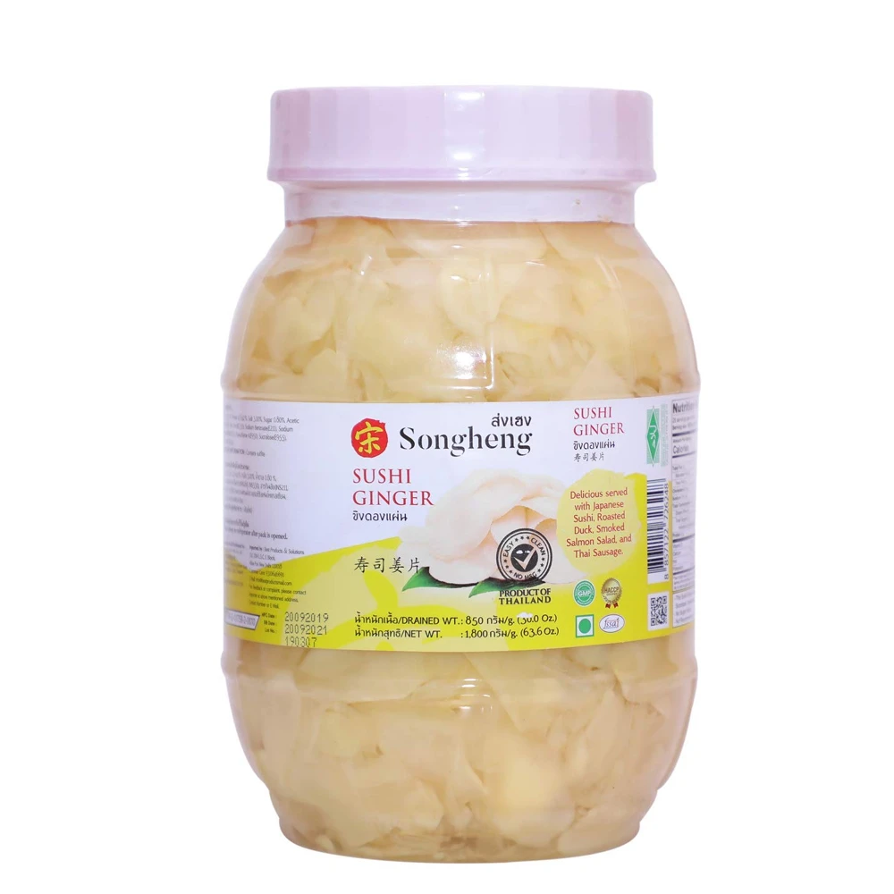 Songheng Sushi Ginger Natural 1.8 Kg