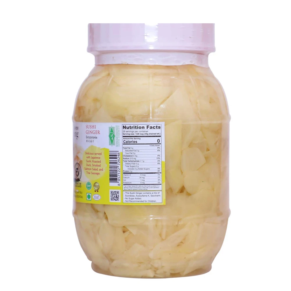 Songheng Sushi Ginger Natural 1.8 Kg