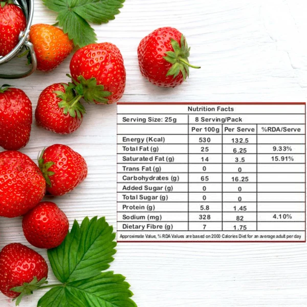 De Best Sugar Free Strawberry Cookies 200g - 100% Suger Free