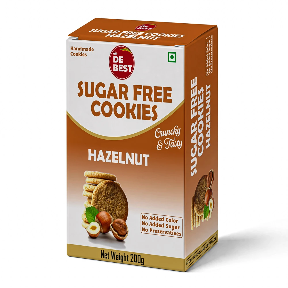 De Best Sugar Free Hazelnut Cookies 200g