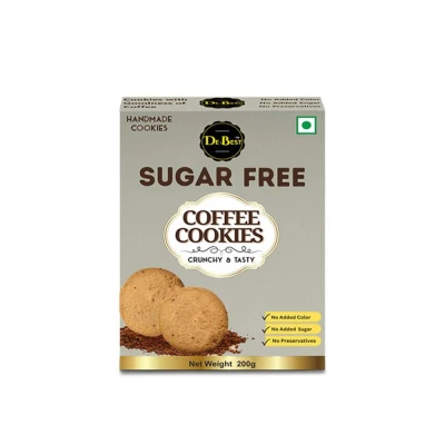 De Best Sugar Free Coffee Cookies 200g - 100% Sugar Free