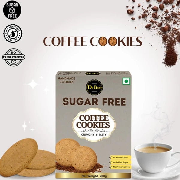 De Best Sugar Free Coffee Cookies 200g - 100% Sugar Free