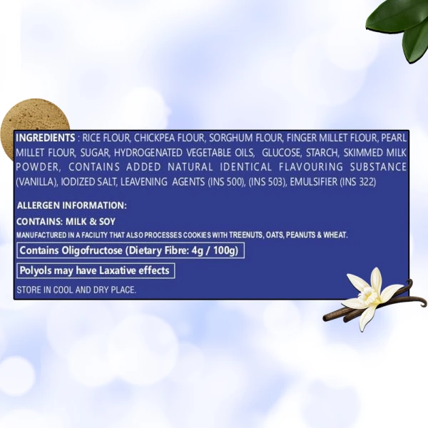 De Best Gluten Free Vanilla Digestive Cookies 200g