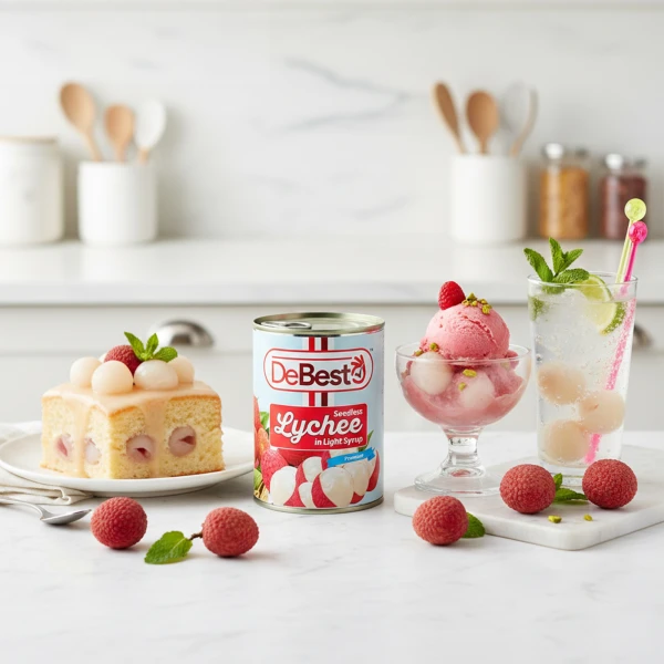 De Besto Lychee In Light Syrup 565g