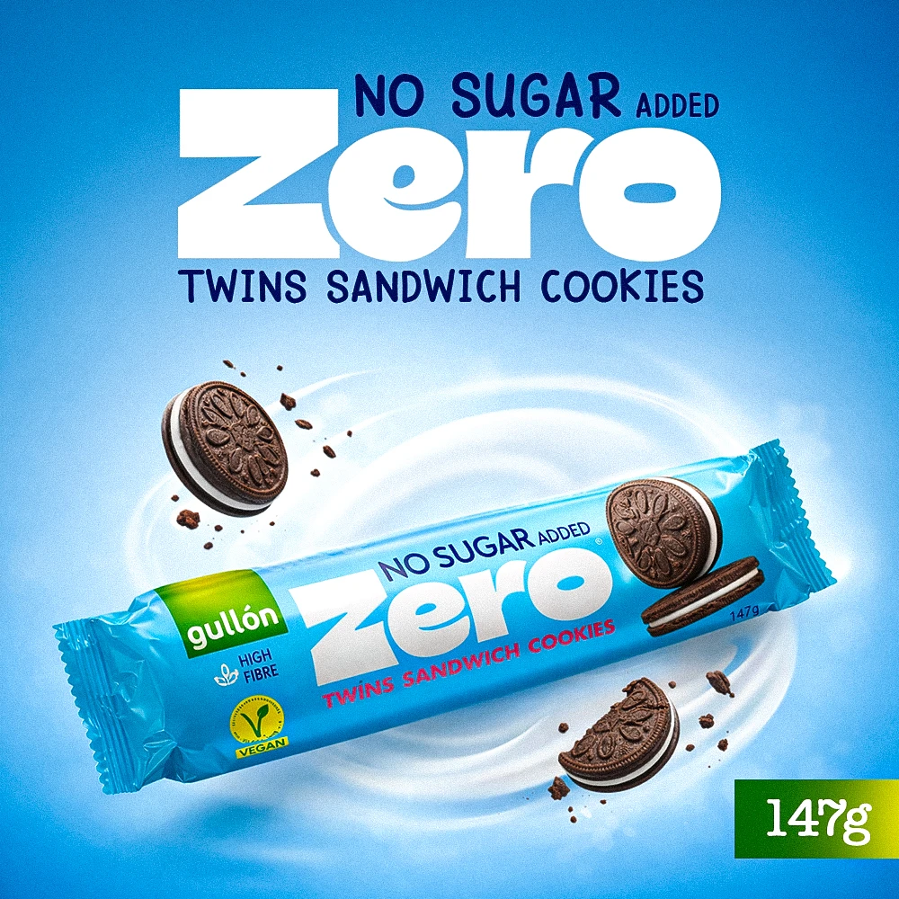 Gullon No Sugar Added Twins 147g