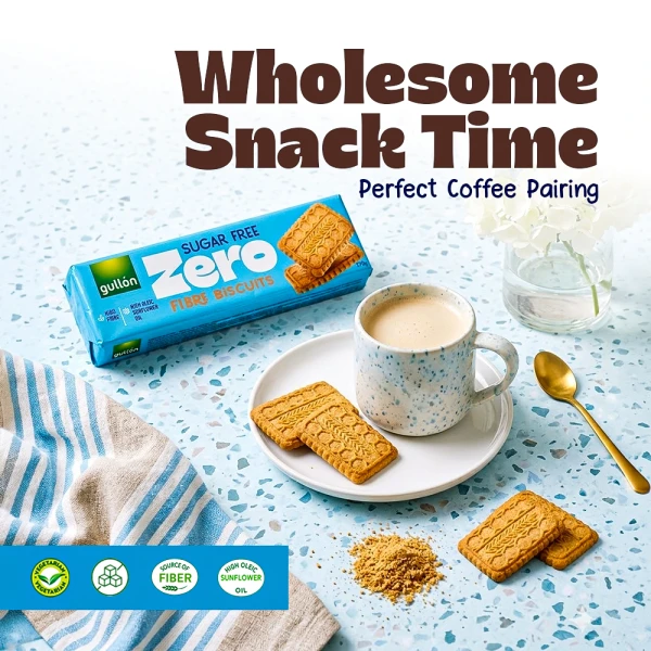 Gullon Sugar Free Fibre Biscuits 170g