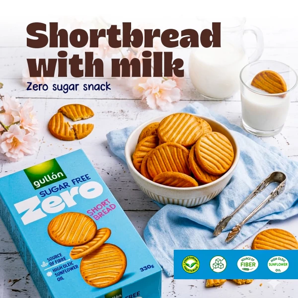 Gullon Sugar Free Short Bread Biscuits 330g