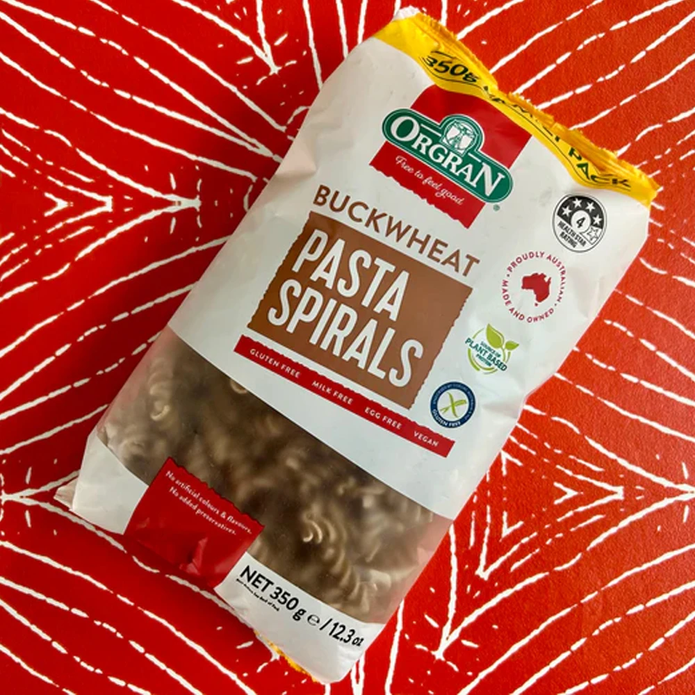 Orgran Buckwheat Spiral Pasta 350g