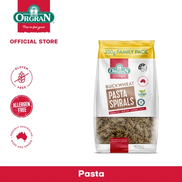 Orgran Buckwheat Spiral Pasta 350g