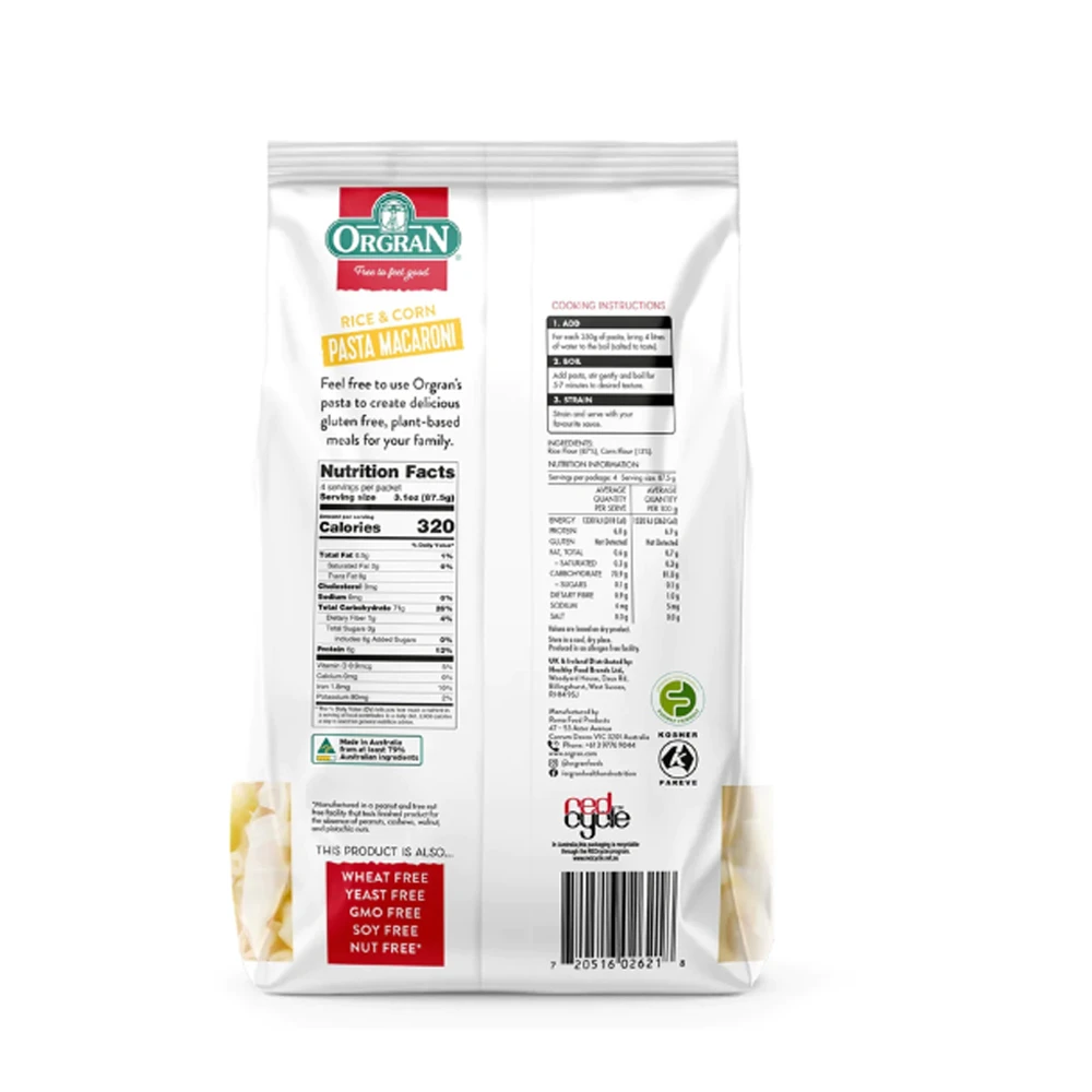 Rice & Corn Macroni 350g
