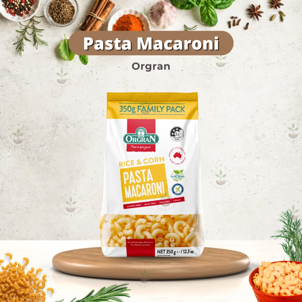 Orgran Rice & Corn Macroni 350g