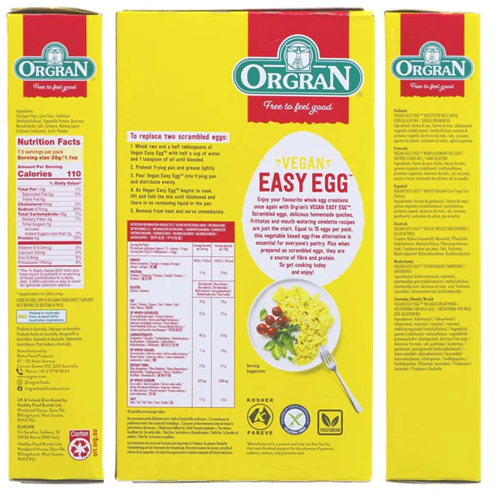 Orgran Vegan Easy Egg 250g