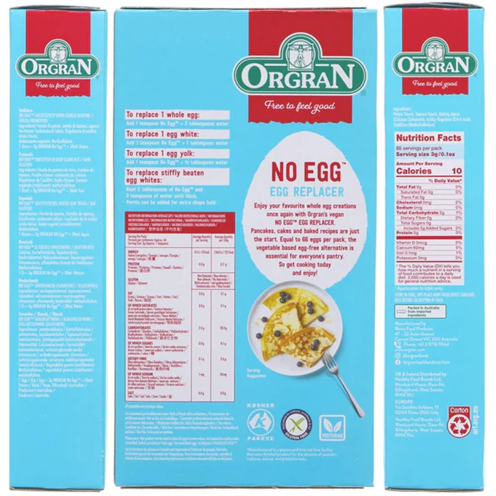 Orgran No Egg(Egg Replacer Mix) 200g