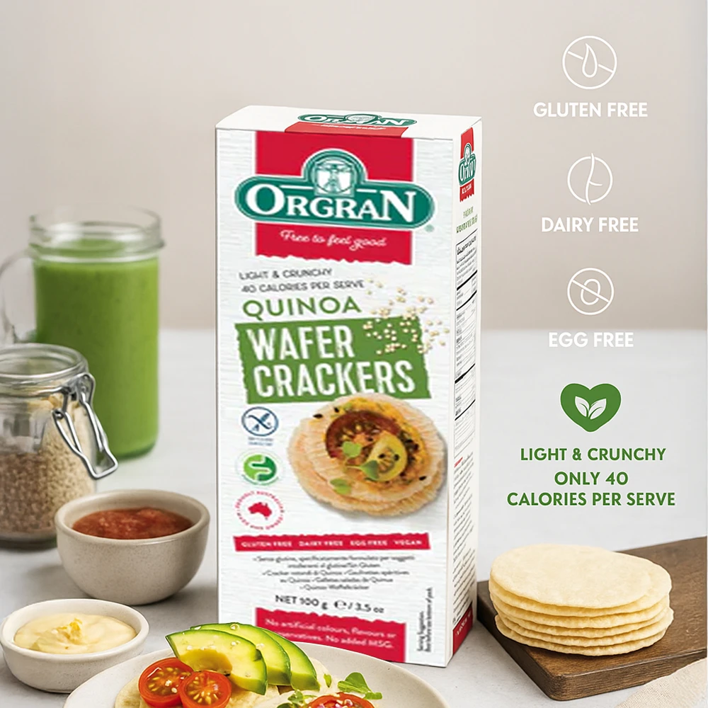 Orgran Quinoa Wafer Crackers 100g