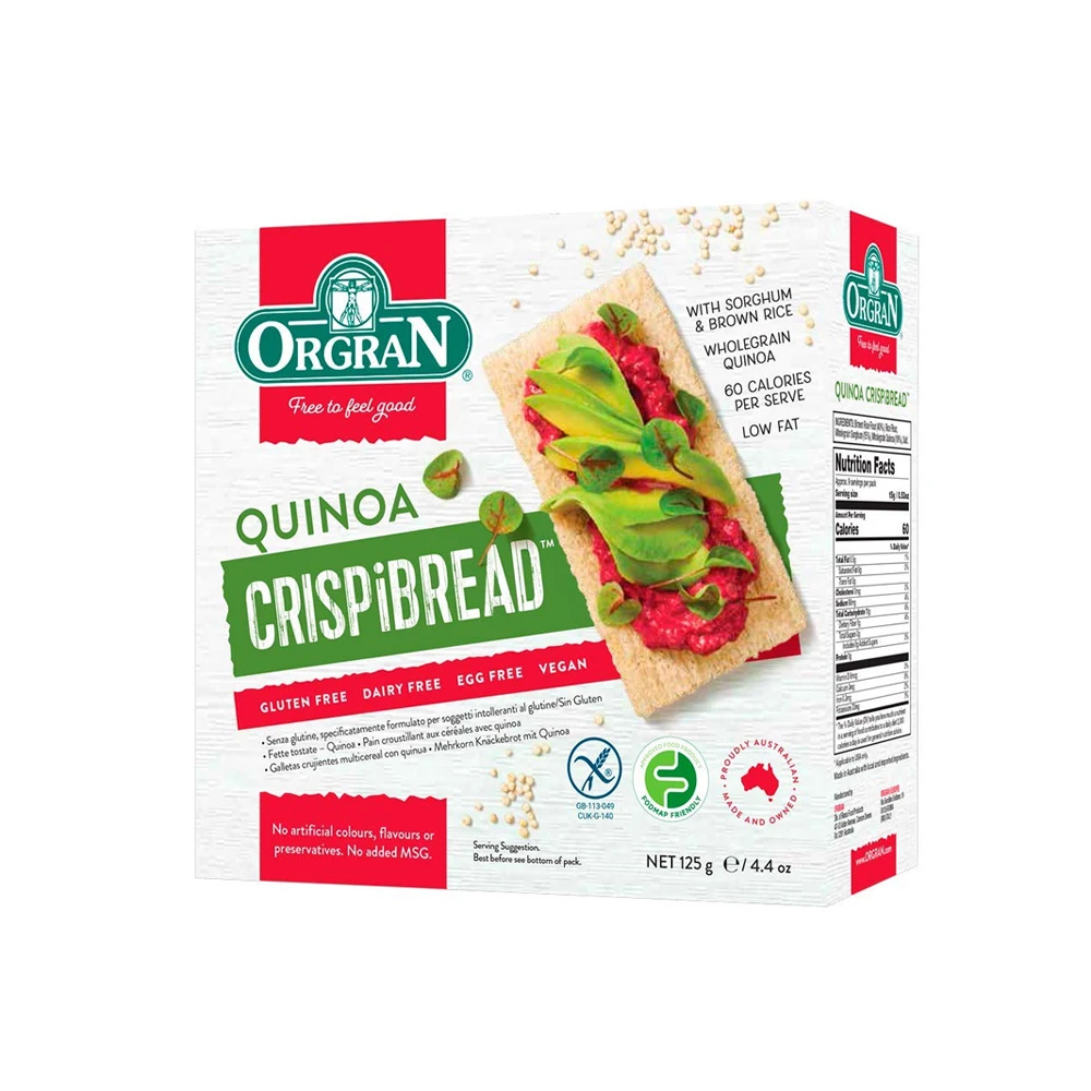 Orgran Quinoa Crispibread 125g