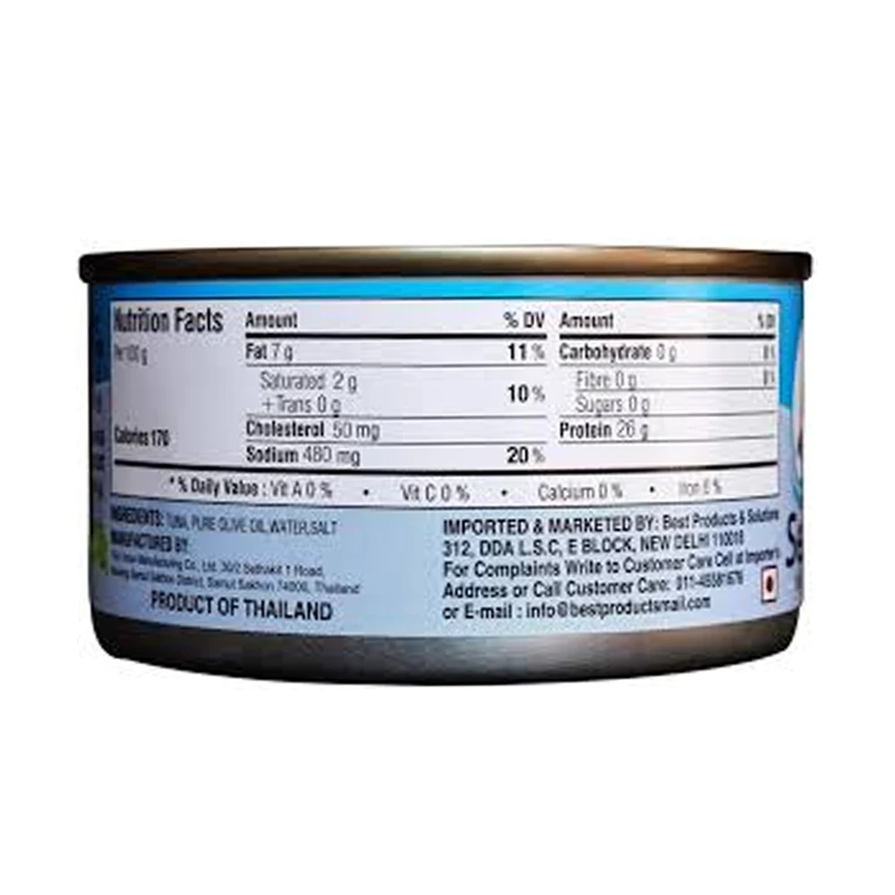 Seablu Chunks in Olive Oil 185g