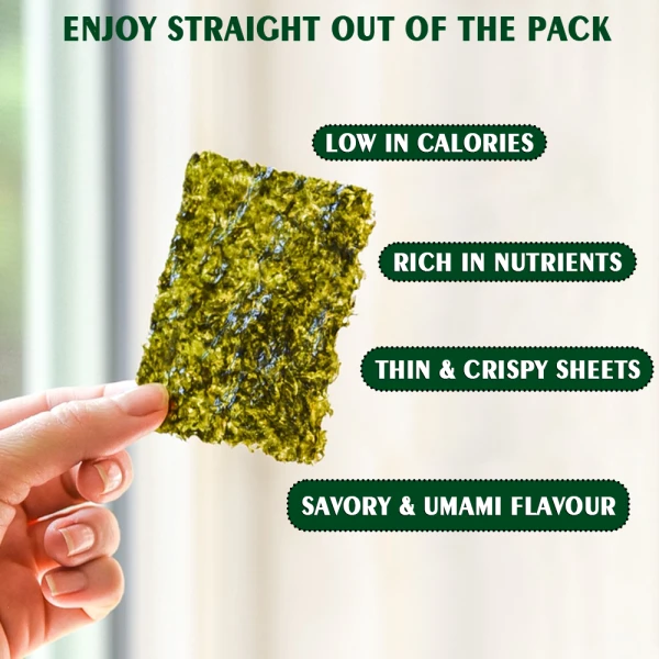 Seaweed Seasoned Wasabi 4g X 3