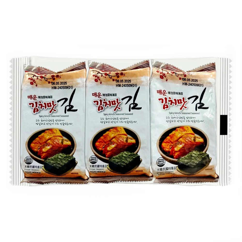 Roasted Seaweed Kimchi 4g X 3