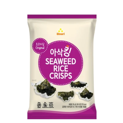 Seaweed Rice Crisps Original 30g