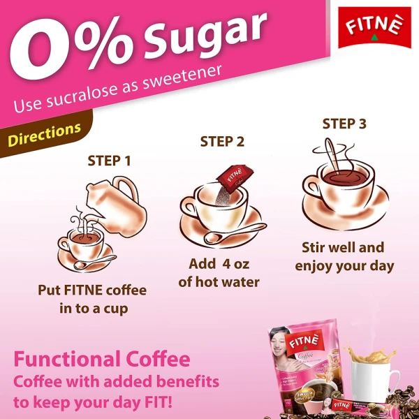 FITNE Instant Coffee Mix with Collagen 150g - 10T