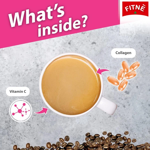 FITNE Instant Coffee Mix with Collagen 150g - 10T