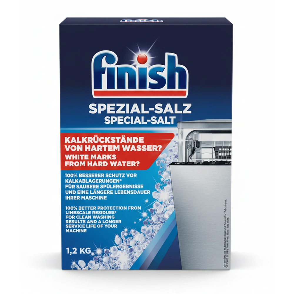 Finish 5x Power Dishwasher Cleaner salt 1.2 Kg