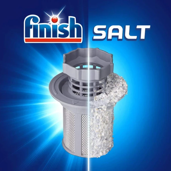 Finish 5x Power Dishwasher Cleaner Salt 1.2 Kg