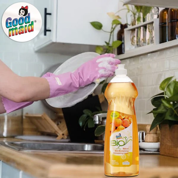 Goodmaid Bio Dishwashing Peach 1Ltr