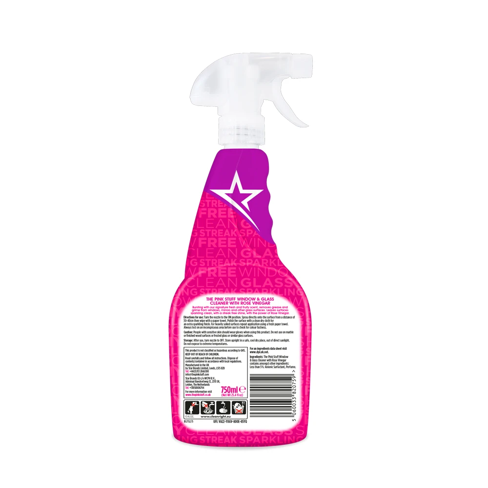 Pink Stuff Window & Glass Cleaner 750ml