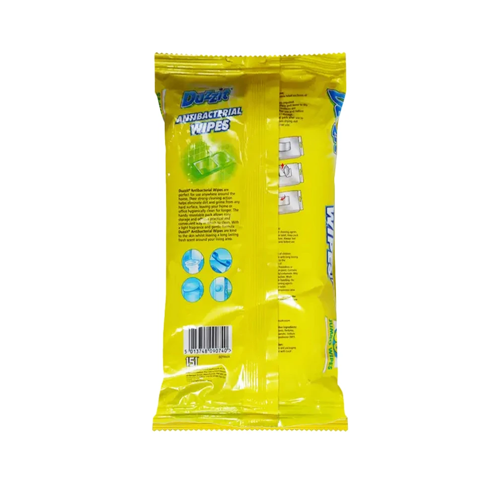 Duzzit Anti Bacterial Wipes 50pc