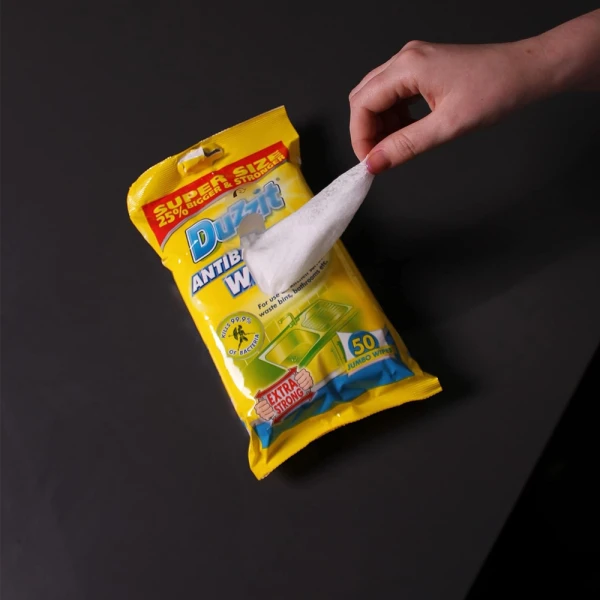 Duzzit Anti Bacterial Wipes 50pc