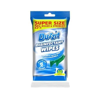Duzzit Disinfectant Wipes 50pc