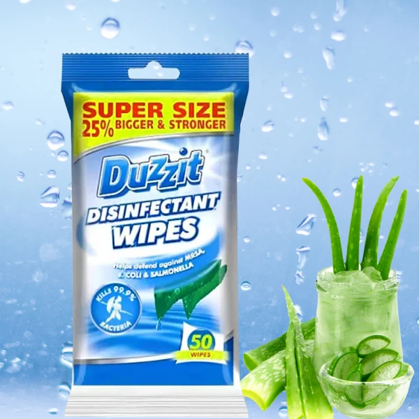 Duzzit Disinfectant Wipes 50pc