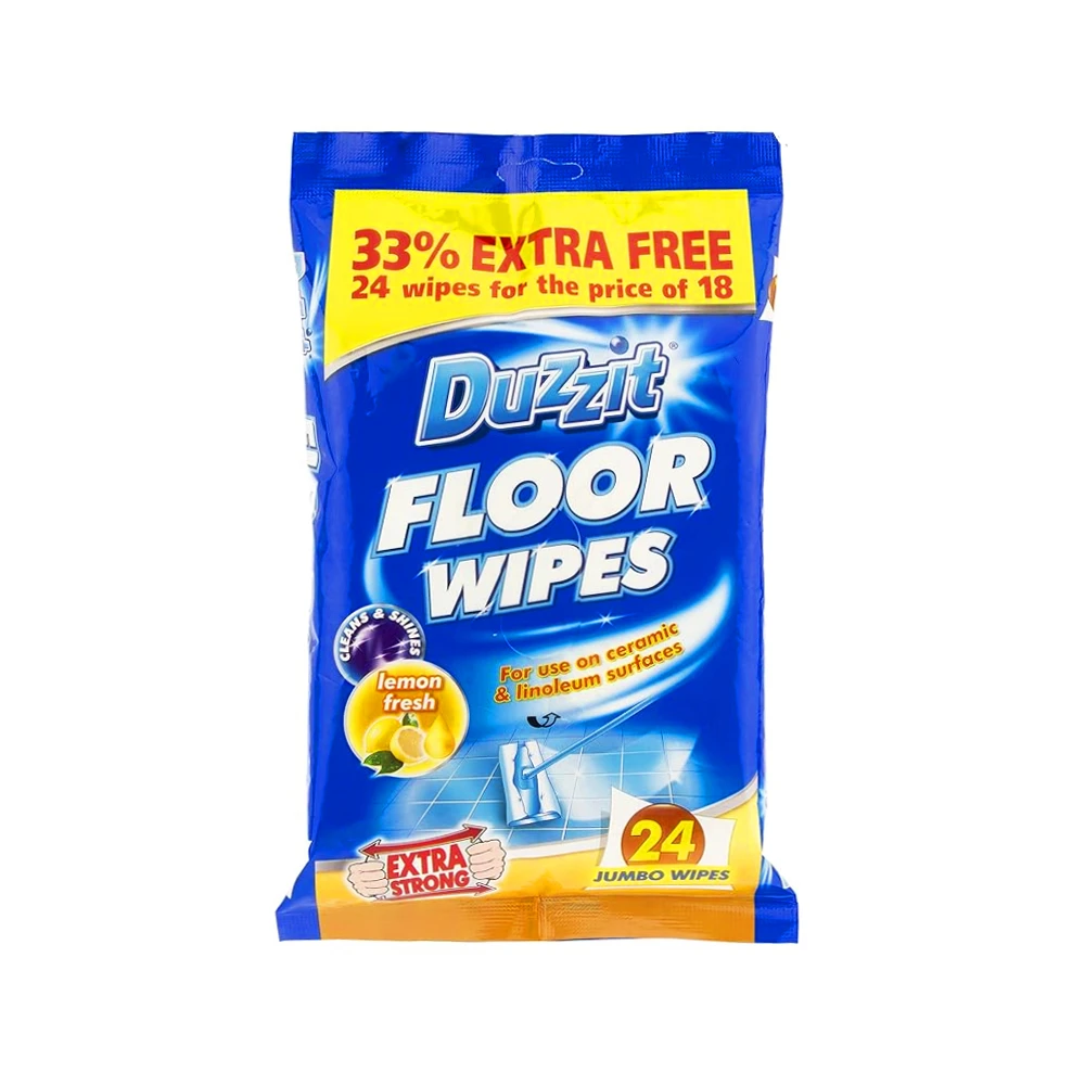 Duzzit Floor Wipes 24pc