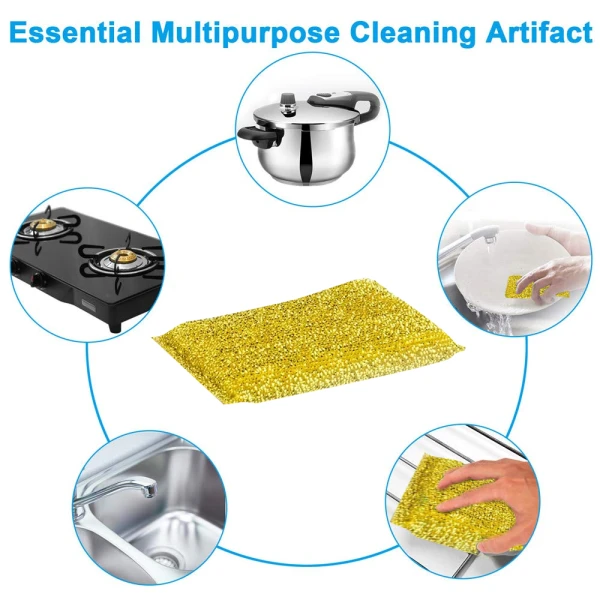 Duzzit Mixed Colour Scourring Pad 5pc