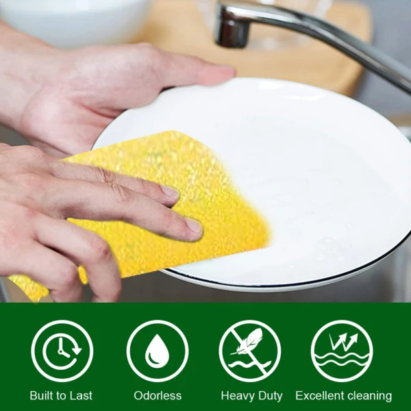 Duzzit Mixed Colour Scourring Pad 5pc