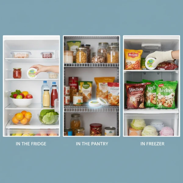 Duzzit Oval Fridge Fresh Lemon 1pc