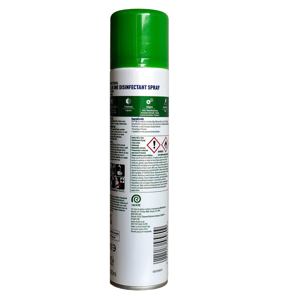 Dettol Disinfectant Spray Crisp Linen 300ml