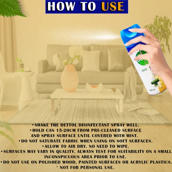 Dettol Disinfectant Spray Lemon Fresh 400ml